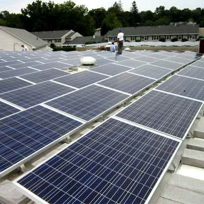 Skaneateles Village Hall Solar installation