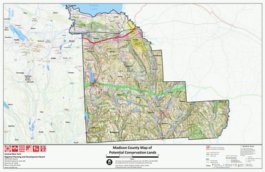 Potential Conservation Lands in madison County